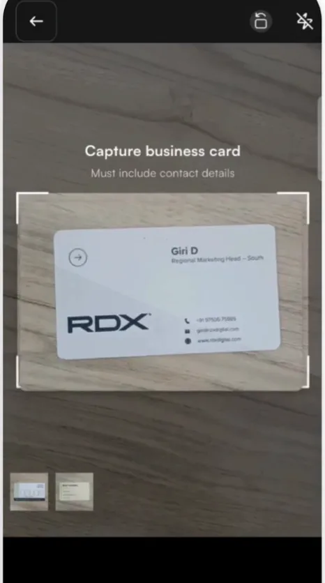 Scan card after card.