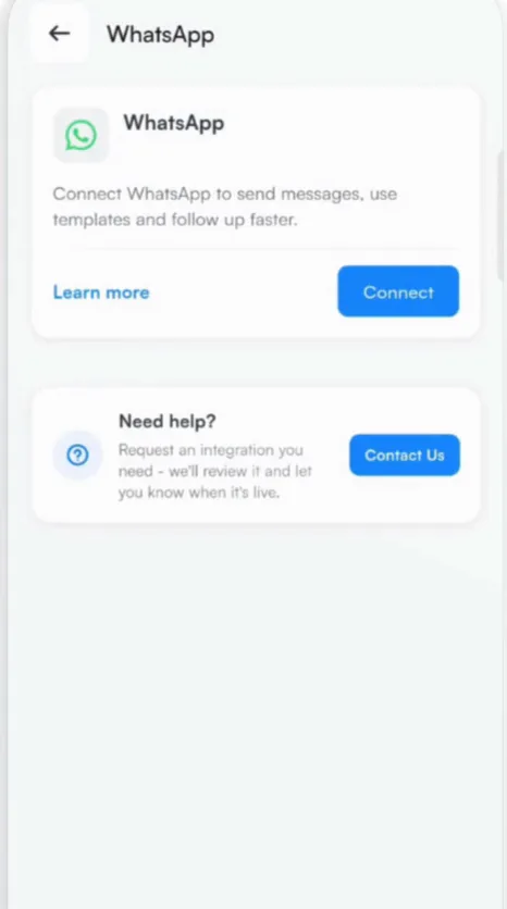 Connect WhatsApp