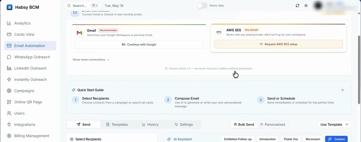 Connect your email