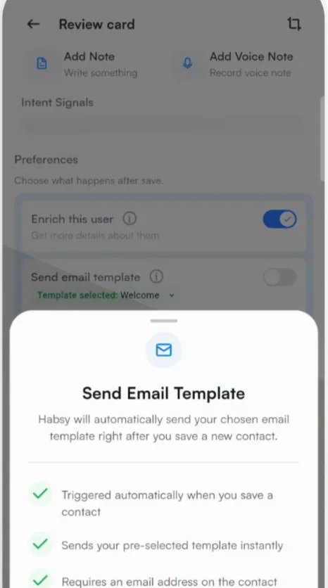 Tap the i next to a preference to see what it does.