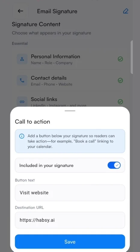 Add a call to action.